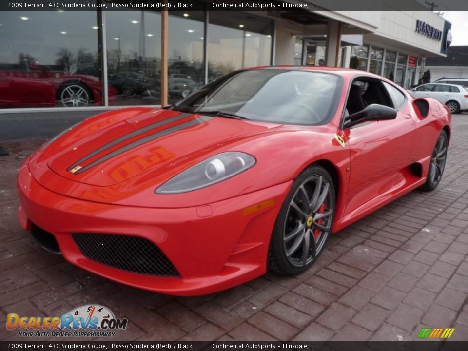 2009 Ferrari F430 Scuderia Coupe Rosso Scuderia (Red) / Black Photo #5