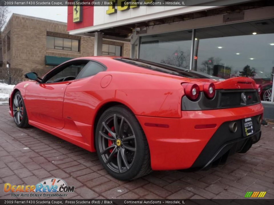 2009 Ferrari F430 Scuderia Coupe Rosso Scuderia (Red) / Black Photo #6