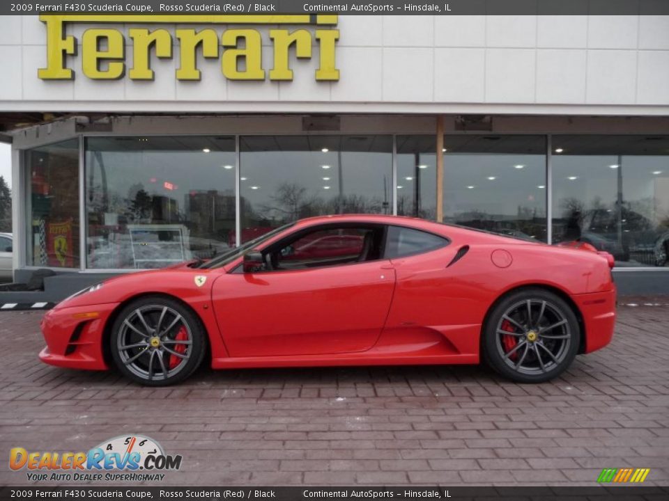 2009 Ferrari F430 Scuderia Coupe Rosso Scuderia (Red) / Black Photo #7