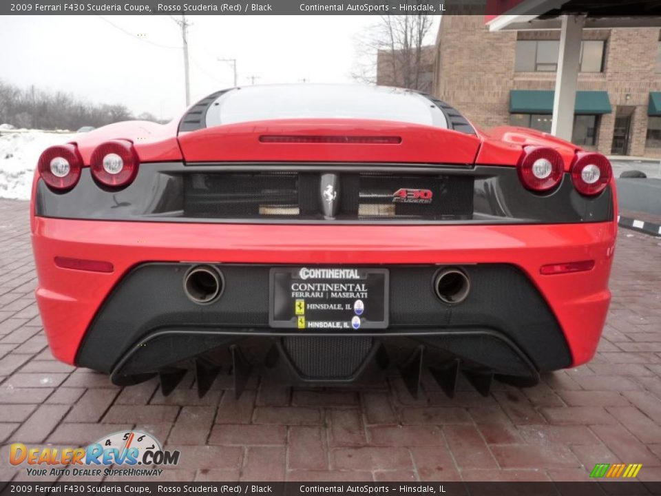 2009 Ferrari F430 Scuderia Coupe Rosso Scuderia (Red) / Black Photo #8