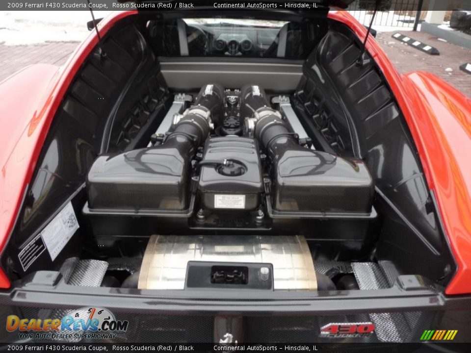 2009 Ferrari F430 Scuderia Coupe Rosso Scuderia (Red) / Black Photo #9