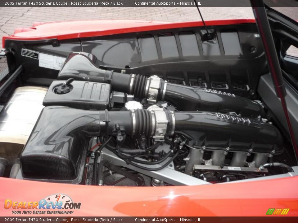 2009 Ferrari F430 Scuderia Coupe Rosso Scuderia (Red) / Black Photo #11