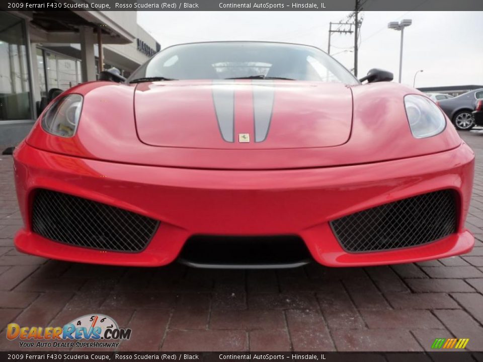 2009 Ferrari F430 Scuderia Coupe Rosso Scuderia (Red) / Black Photo #12