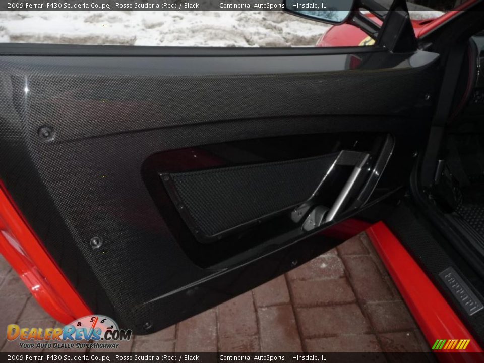 2009 Ferrari F430 Scuderia Coupe Rosso Scuderia (Red) / Black Photo #14