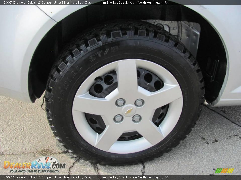 2007 Chevrolet Cobalt LS Coupe Ultra Silver Metallic / Gray Photo #3