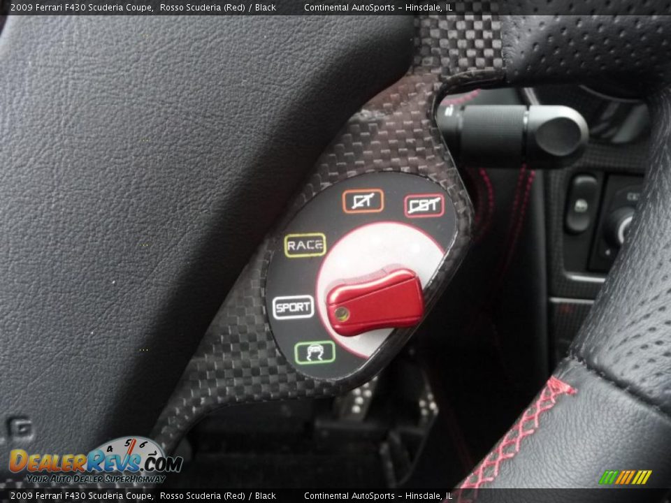 2009 Ferrari F430 Scuderia Coupe Rosso Scuderia (Red) / Black Photo #19