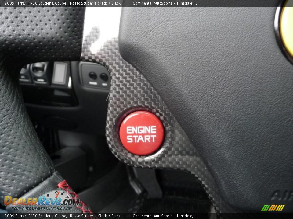 2009 Ferrari F430 Scuderia Coupe Rosso Scuderia (Red) / Black Photo #20