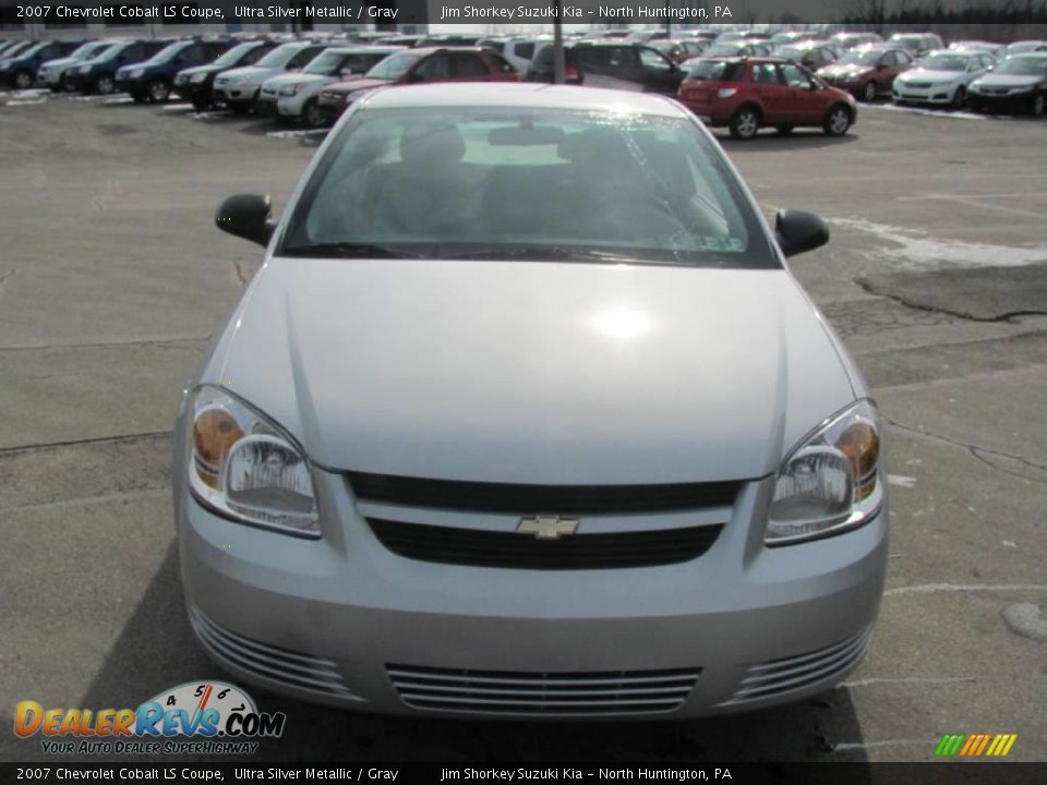 2007 Chevrolet Cobalt LS Coupe Ultra Silver Metallic / Gray Photo #8