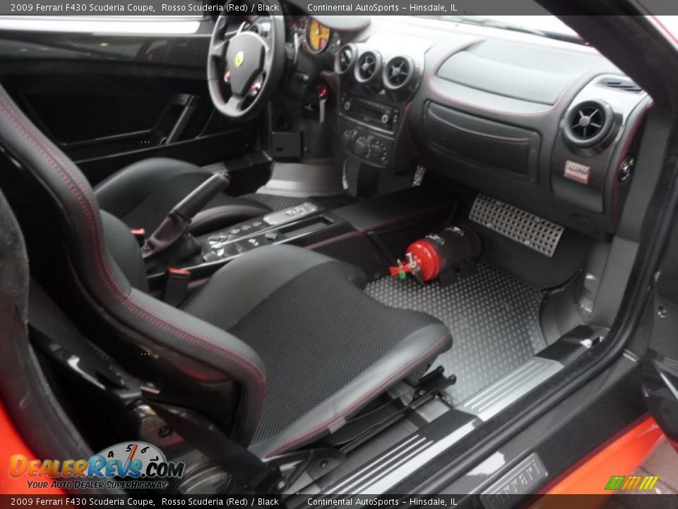 2009 Ferrari F430 Scuderia Coupe Rosso Scuderia (Red) / Black Photo #25