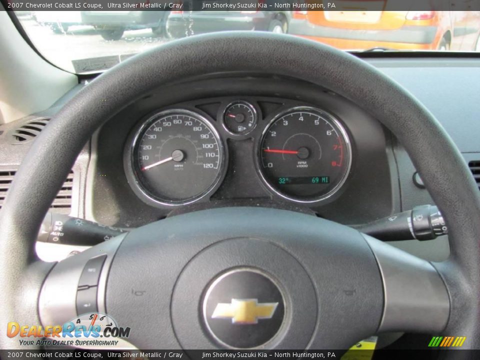 2007 Chevrolet Cobalt LS Coupe Ultra Silver Metallic / Gray Photo #12