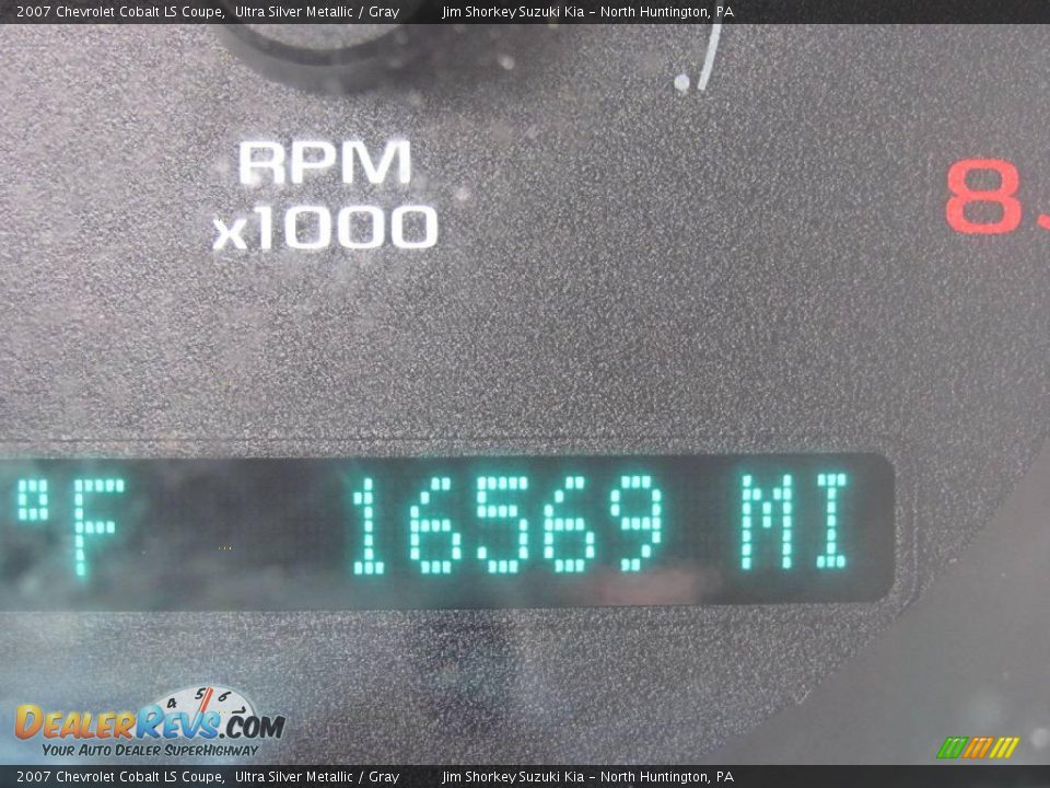 2007 Chevrolet Cobalt LS Coupe Ultra Silver Metallic / Gray Photo #15