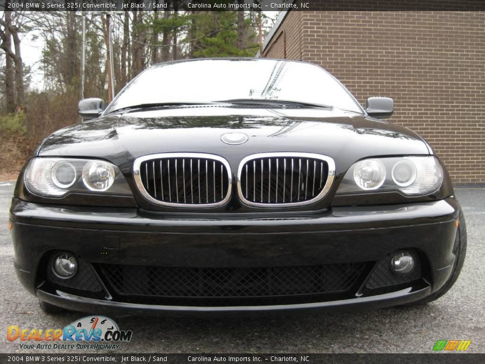 2004 BMW 3 Series 325i Convertible Jet Black / Sand Photo #3
