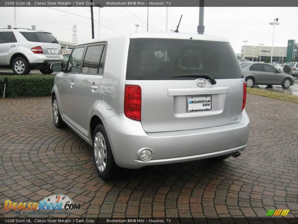 2008 Scion xB Classic Silver Metallic / Dark Gray Photo #5