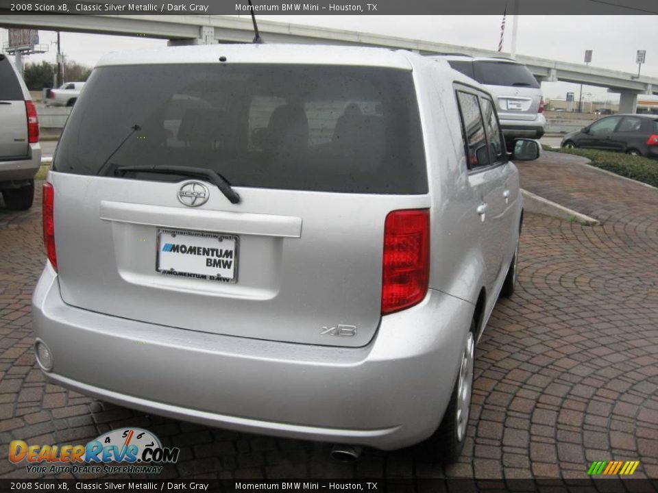 2008 Scion xB Classic Silver Metallic / Dark Gray Photo #7