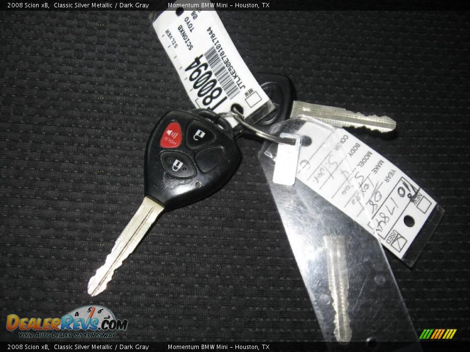 2008 Scion xB Classic Silver Metallic / Dark Gray Photo #20
