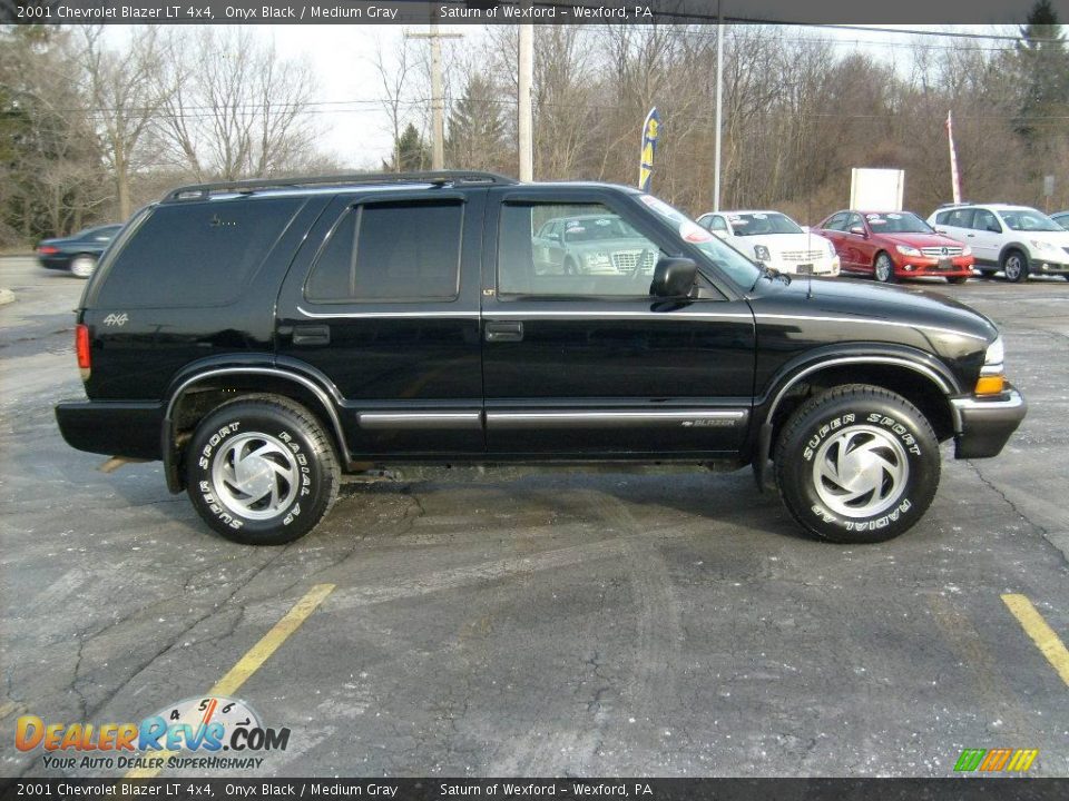 2001 Chevrolet Blazer LT 4x4 Onyx Black / Medium Gray Photo #5