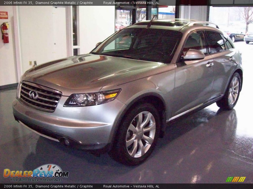2006 Infiniti FX 35 Diamond Graphite Metallic / Graphite Photo #3