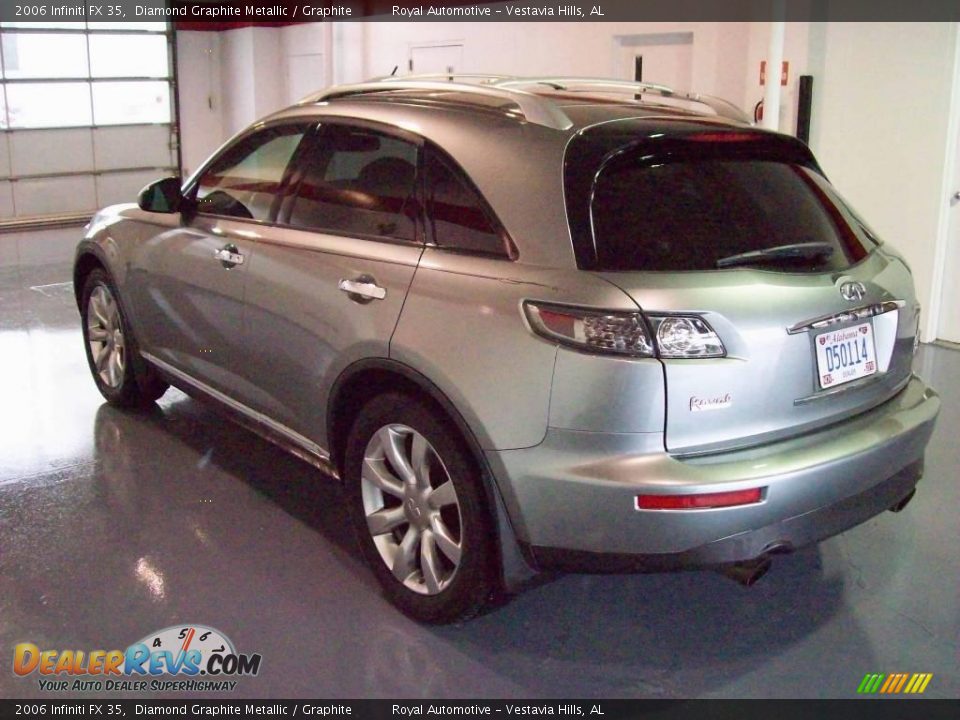 2006 Infiniti FX 35 Diamond Graphite Metallic / Graphite Photo #4