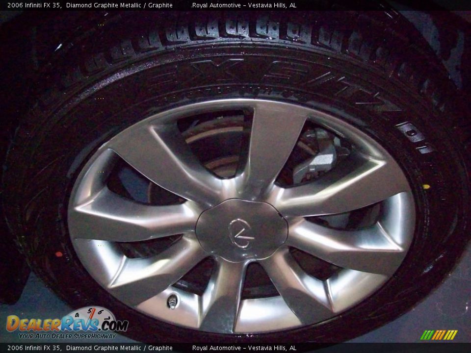 2006 Infiniti FX 35 Diamond Graphite Metallic / Graphite Photo #8
