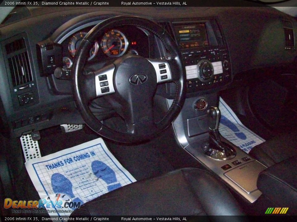 2006 Infiniti FX 35 Diamond Graphite Metallic / Graphite Photo #12