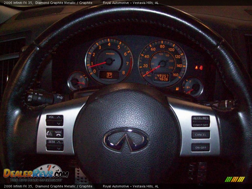 2006 Infiniti FX 35 Diamond Graphite Metallic / Graphite Photo #14