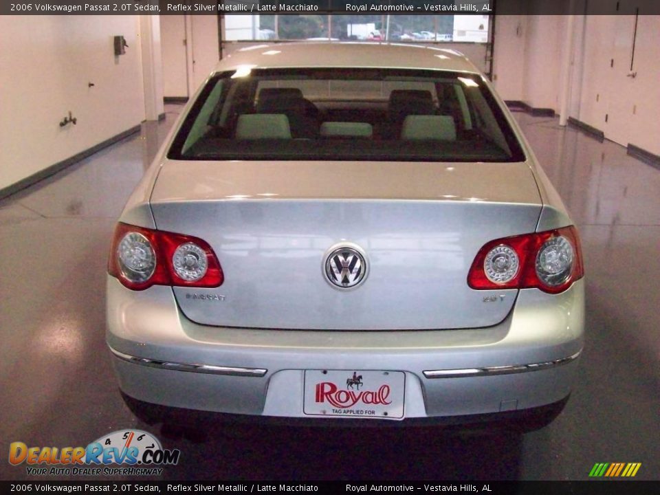 2006 Volkswagen Passat 2.0T Sedan Reflex Silver Metallic / Latte Macchiato Photo #5