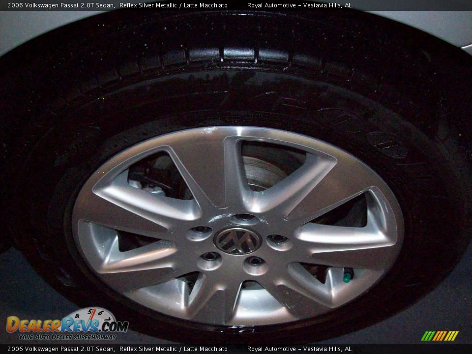 2006 Volkswagen Passat 2.0T Sedan Reflex Silver Metallic / Latte Macchiato Photo #10