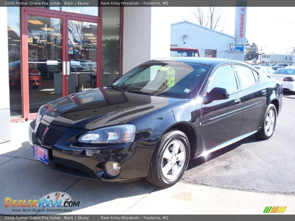 2008 Pontiac Grand Prix Sedan Black / Ebony Photo #1