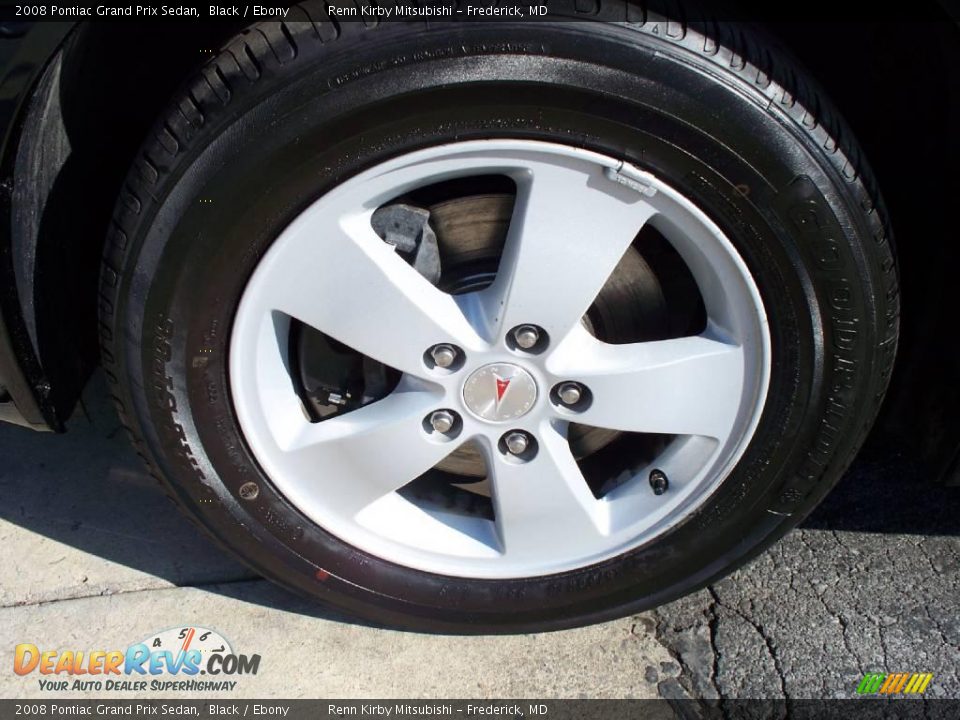 2008 Pontiac Grand Prix Sedan Black / Ebony Photo #3