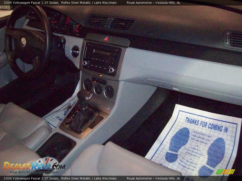 2006 Volkswagen Passat 2.0T Sedan Reflex Silver Metallic / Latte Macchiato Photo #26