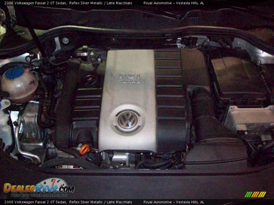 2006 Volkswagen Passat 2.0T Sedan Reflex Silver Metallic / Latte Macchiato Photo #28