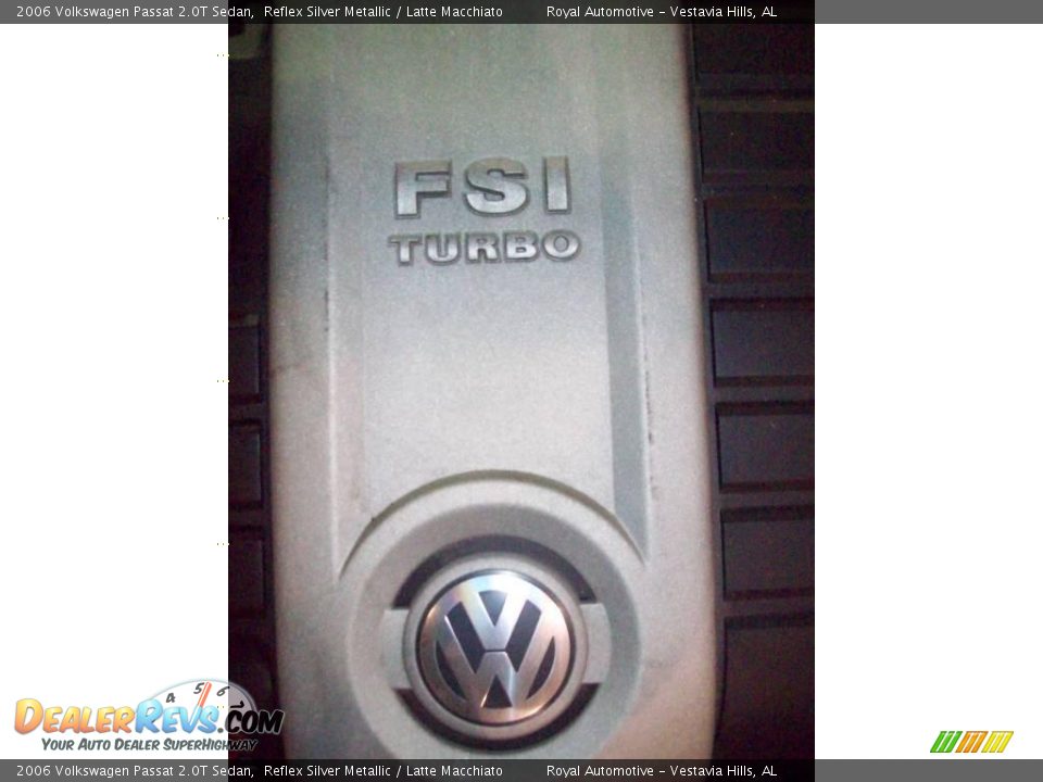 2006 Volkswagen Passat 2.0T Sedan Reflex Silver Metallic / Latte Macchiato Photo #29