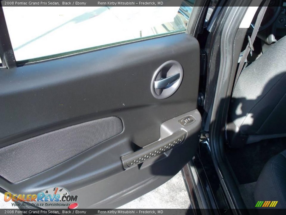 2008 Pontiac Grand Prix Sedan Black / Ebony Photo #13