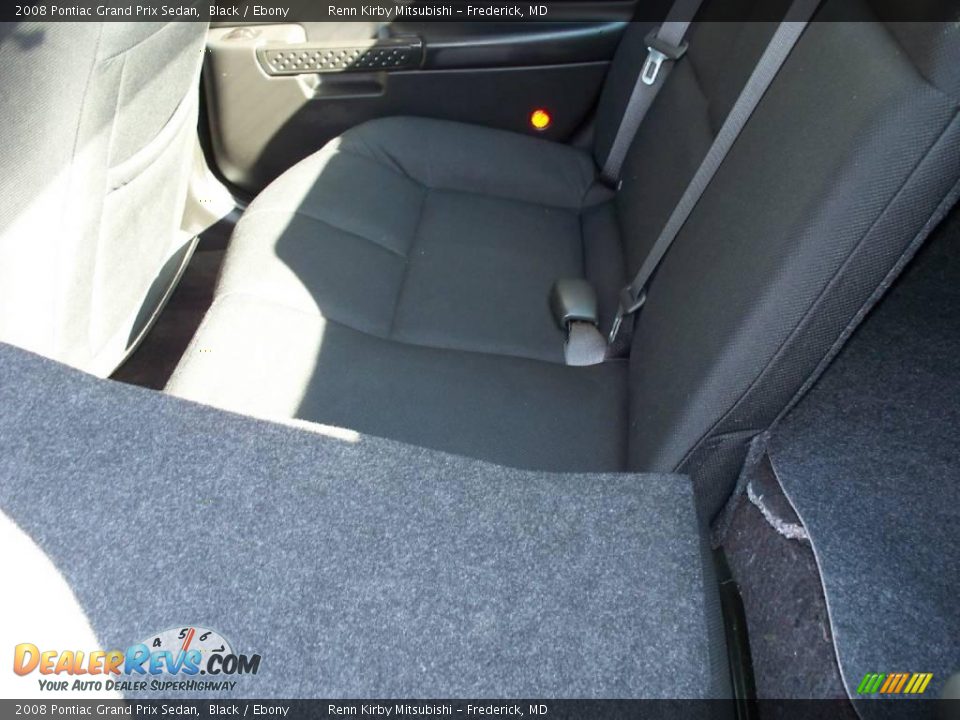 2008 Pontiac Grand Prix Sedan Black / Ebony Photo #16