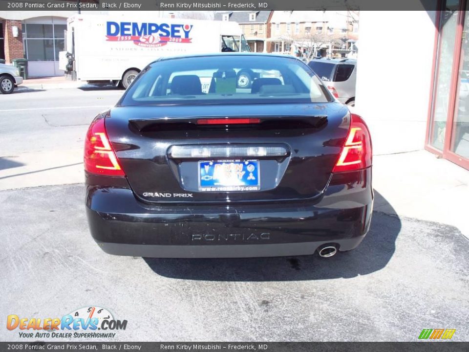 2008 Pontiac Grand Prix Sedan Black / Ebony Photo #19