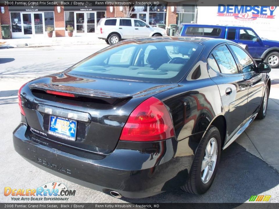 2008 Pontiac Grand Prix Sedan Black / Ebony Photo #20