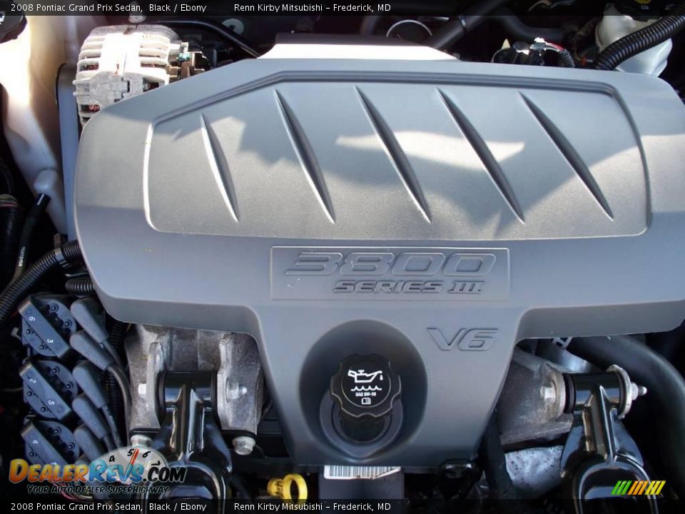 2008 Pontiac Grand Prix Sedan Black / Ebony Photo #22