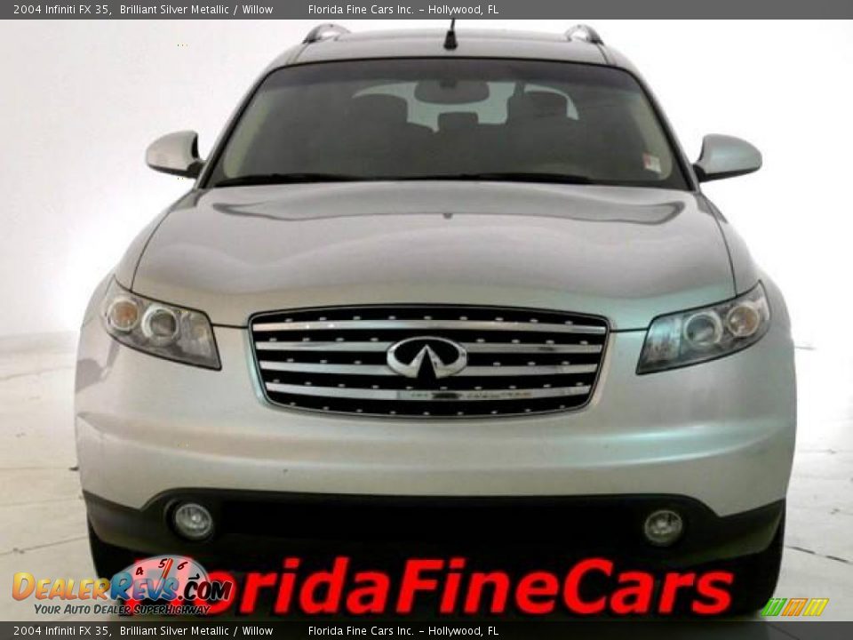 2004 Infiniti FX 35 Brilliant Silver Metallic / Willow Photo #5