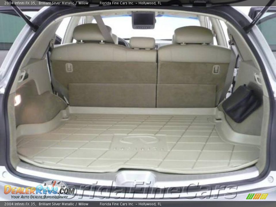 2004 Infiniti FX 35 Brilliant Silver Metallic / Willow Photo #10