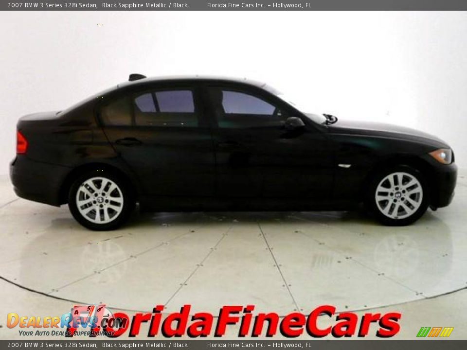 2007 BMW 3 Series 328i Sedan Black Sapphire Metallic / Black Photo #4