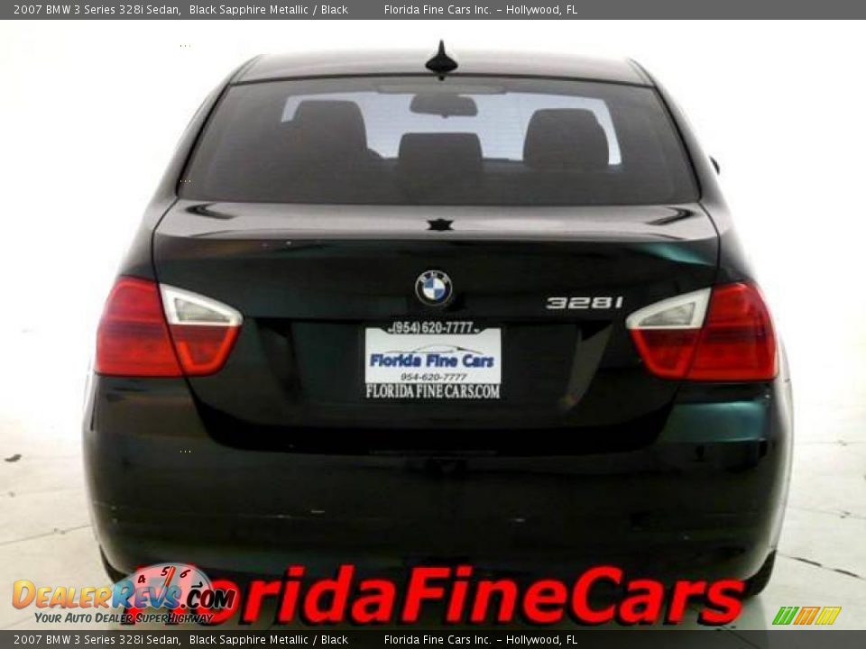 2007 BMW 3 Series 328i Sedan Black Sapphire Metallic / Black Photo #6