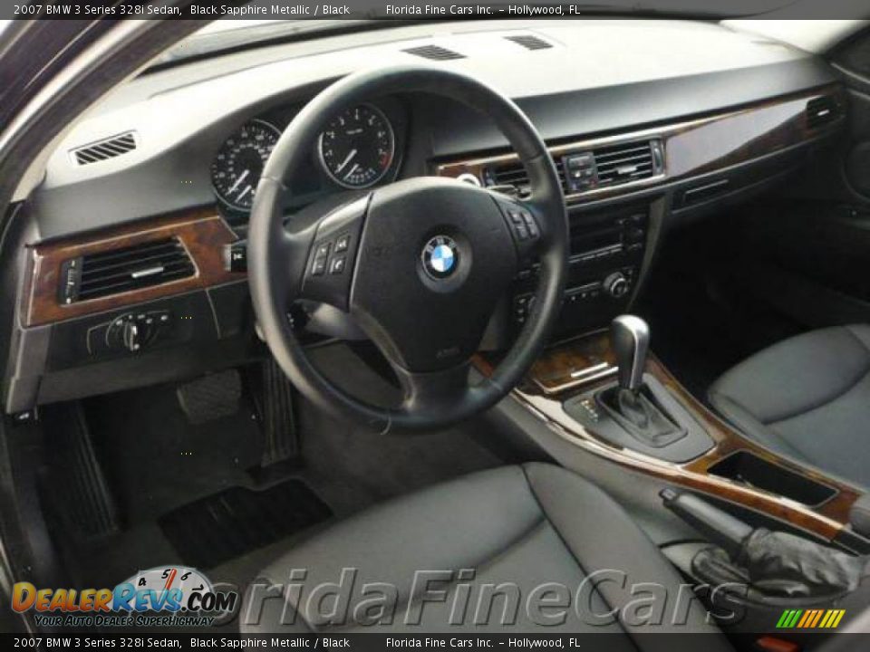 2007 BMW 3 Series 328i Sedan Black Sapphire Metallic / Black Photo #12