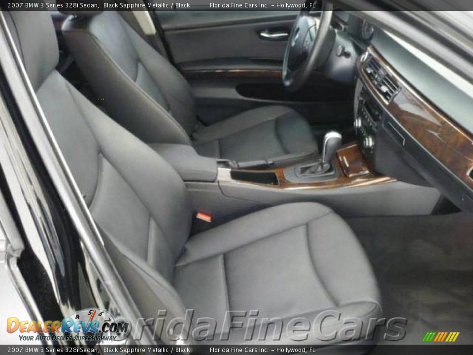 2007 BMW 3 Series 328i Sedan Black Sapphire Metallic / Black Photo #13
