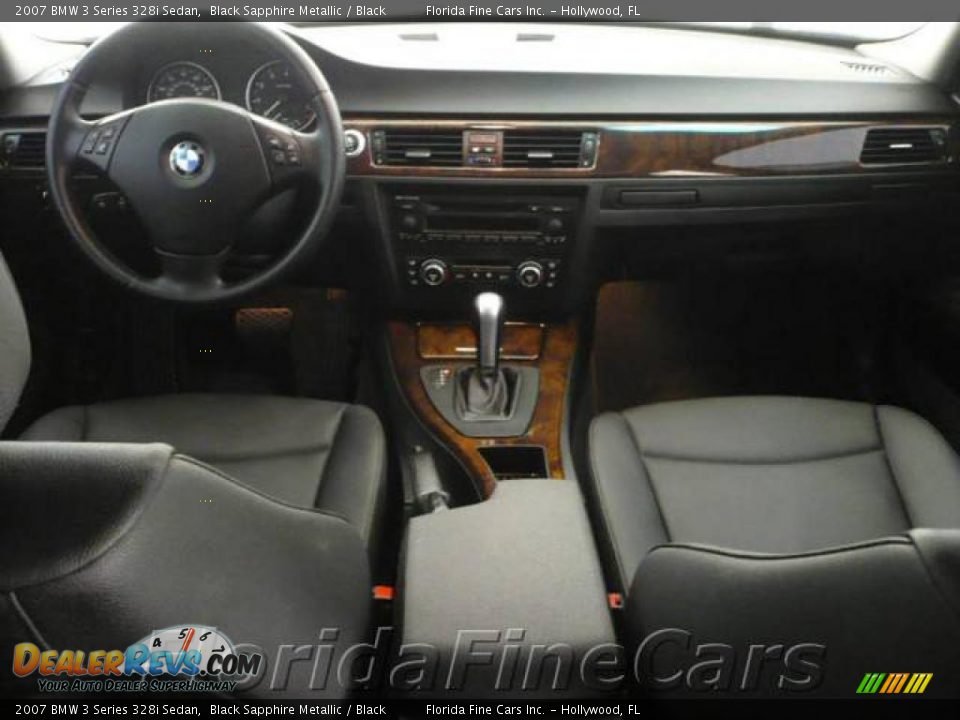 2007 BMW 3 Series 328i Sedan Black Sapphire Metallic / Black Photo #15
