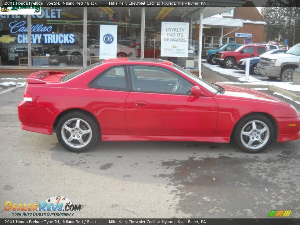 2001 Honda Prelude Type SH Milano Red / Black Photo #2