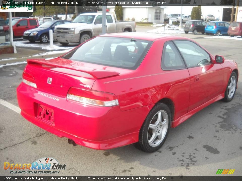2001 Honda Prelude Type SH Milano Red / Black Photo #3