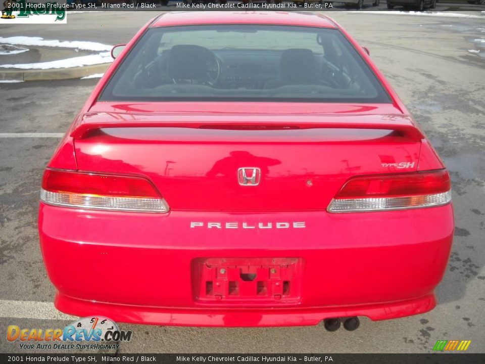 2001 Honda Prelude Type SH Milano Red / Black Photo #4