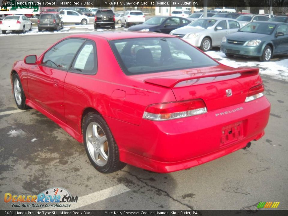 2001 Honda Prelude Type SH Milano Red / Black Photo #5