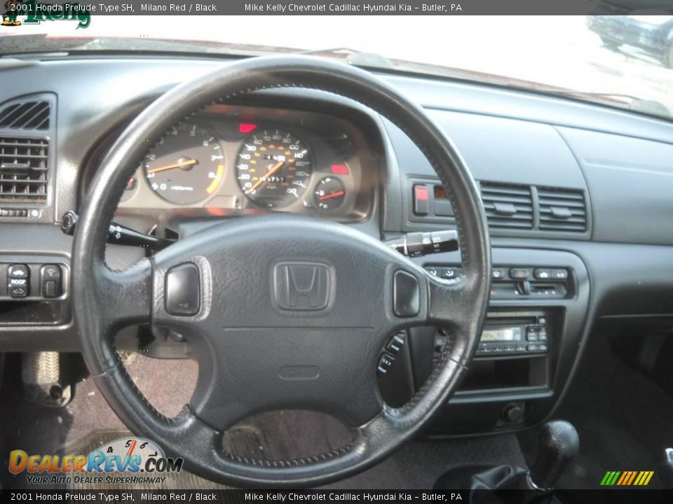 2001 Honda Prelude Type SH Milano Red / Black Photo #11
