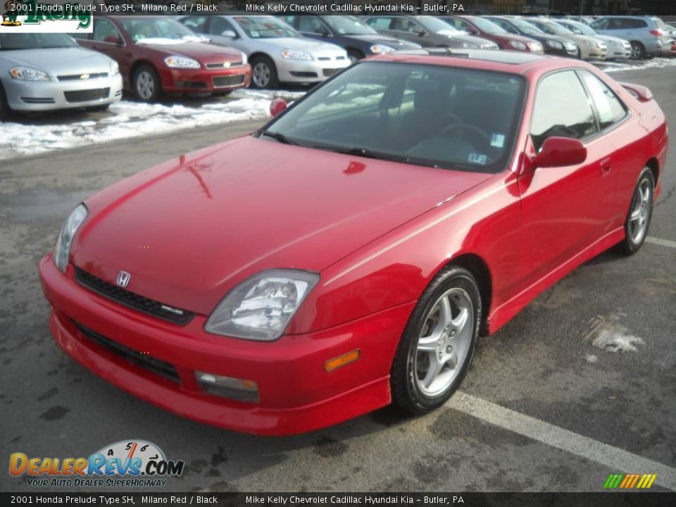 2001 Honda Prelude Type SH Milano Red / Black Photo #14